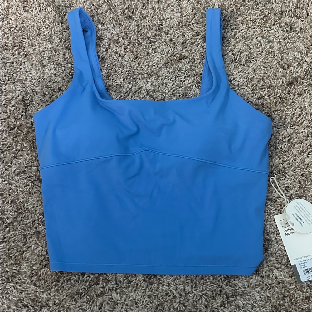 NWT Vuori AllTheForm Tank Riviera Blue Size Medium - Picture 6 of 8